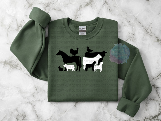 4H Animals-1 Sweatshirt Special