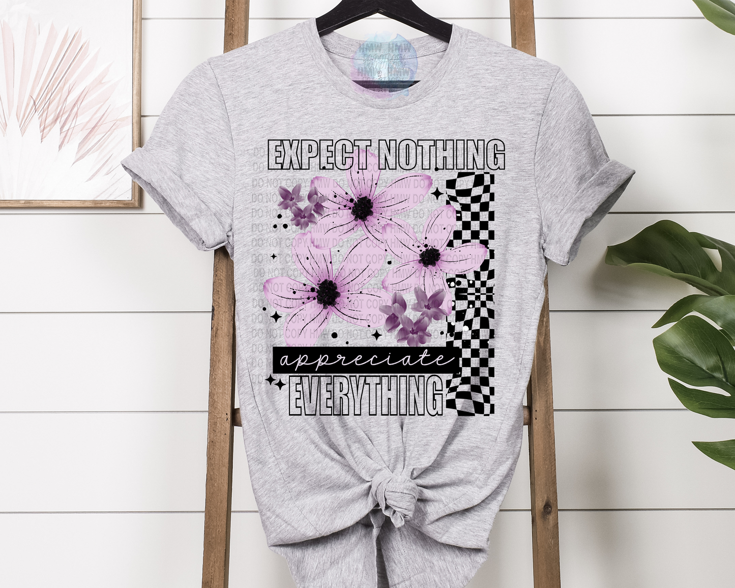 Appreciate Everything Black Ink TEE