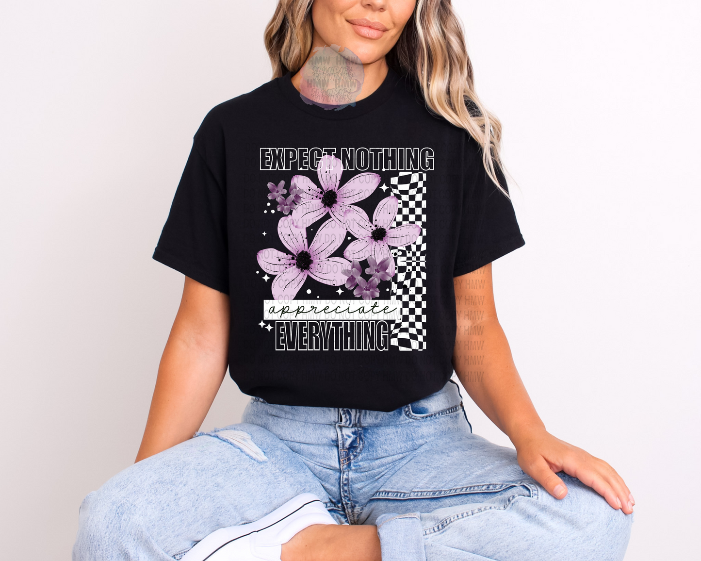 Appreciate Everything White Ink TEE