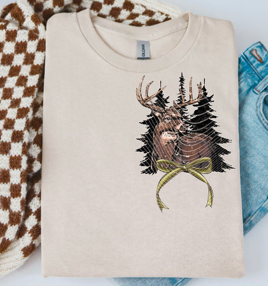 Buck Green Bow Pocket