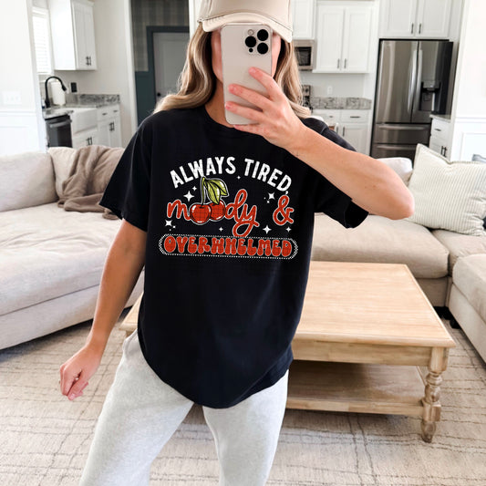 Always Moody white Ink TEE