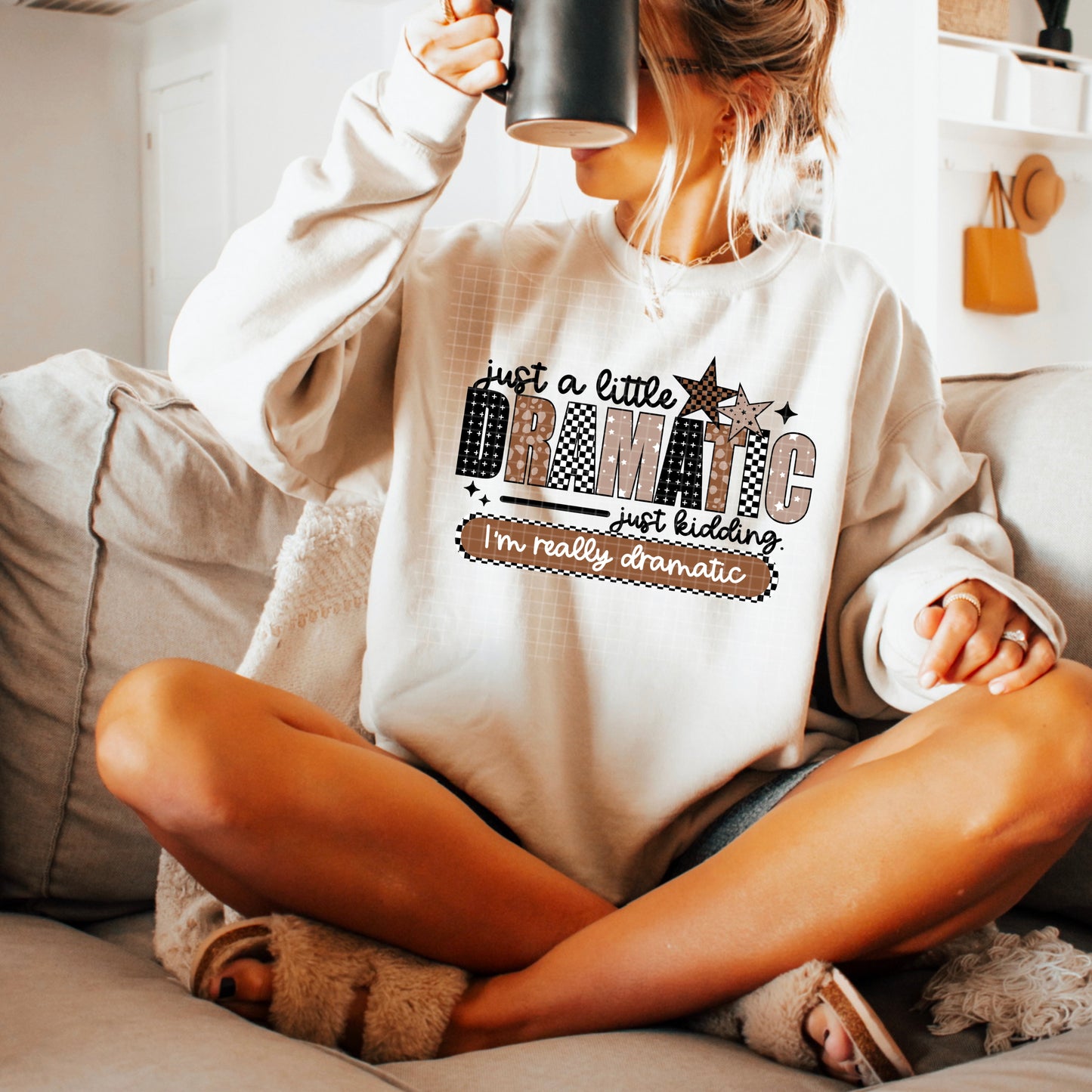 Dramatic black ink Sweatshirt Special