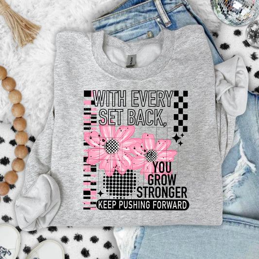 Set Back black accent Sweatshirt Special