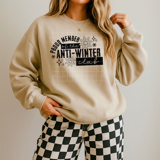 Anti Winter Club Black Sweatshirt Special
