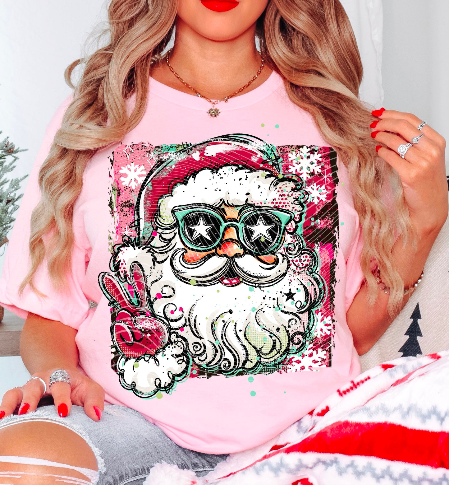 Doodle Santa TEE