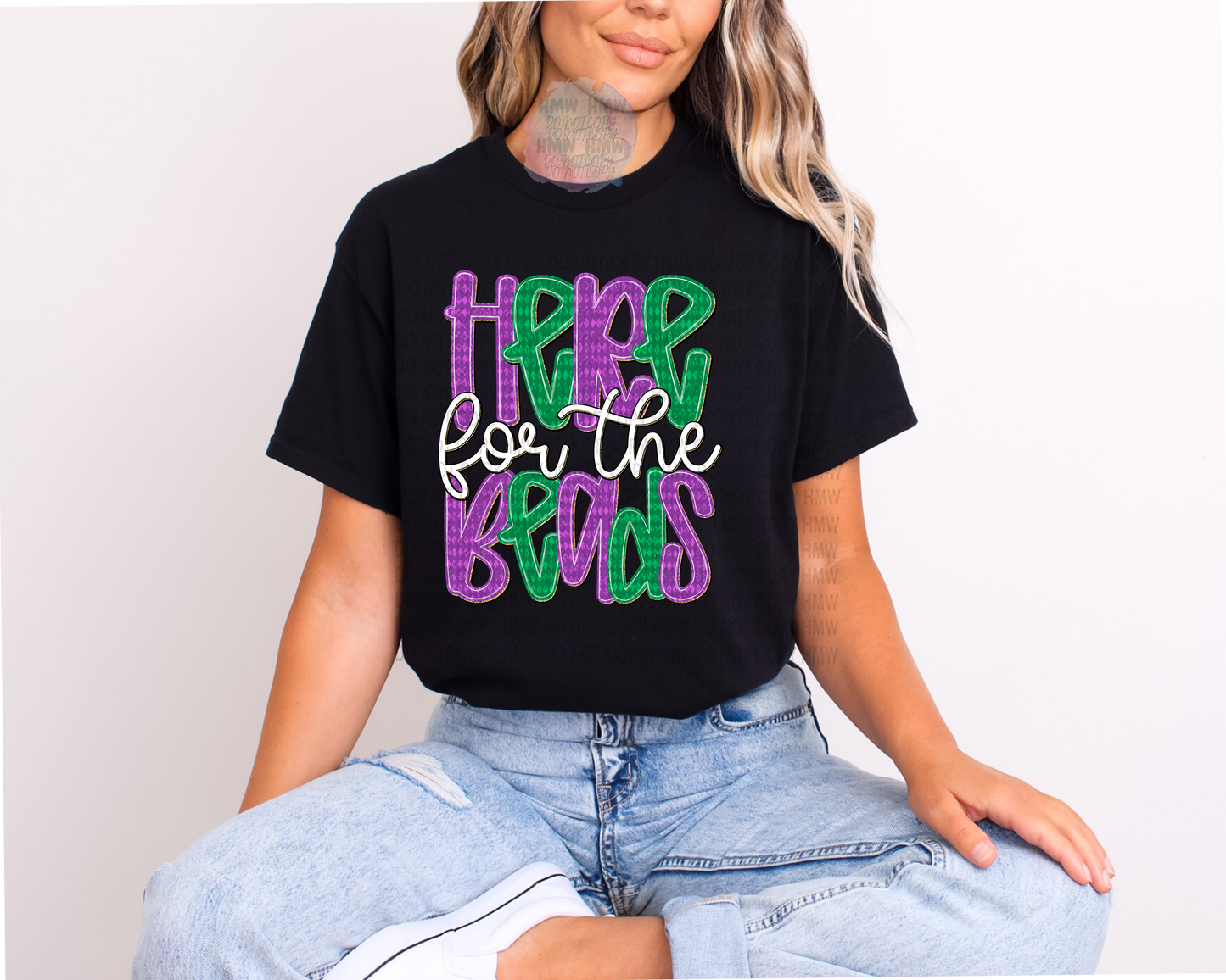 Here for the Beads Tee