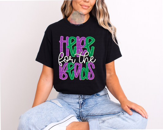Here for the Beads Tee
