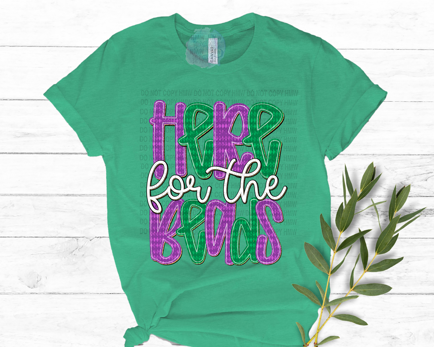 Here for the Beads Tee