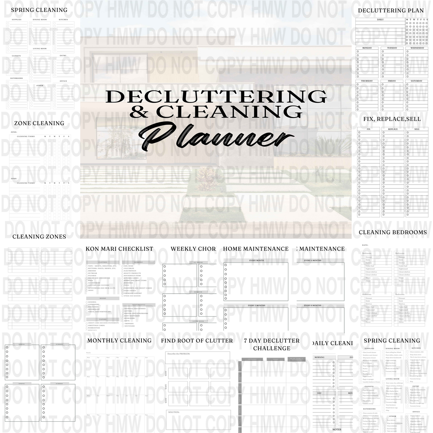 Declutter & Cleaning Digital Planner