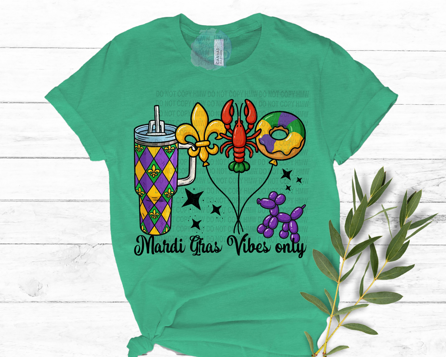 Mardi Gras Vibes Only Tee