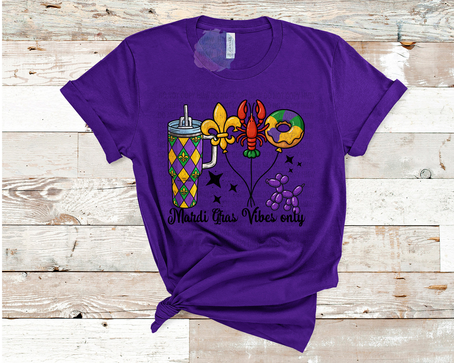 Mardi Gras Vibes Only Tee