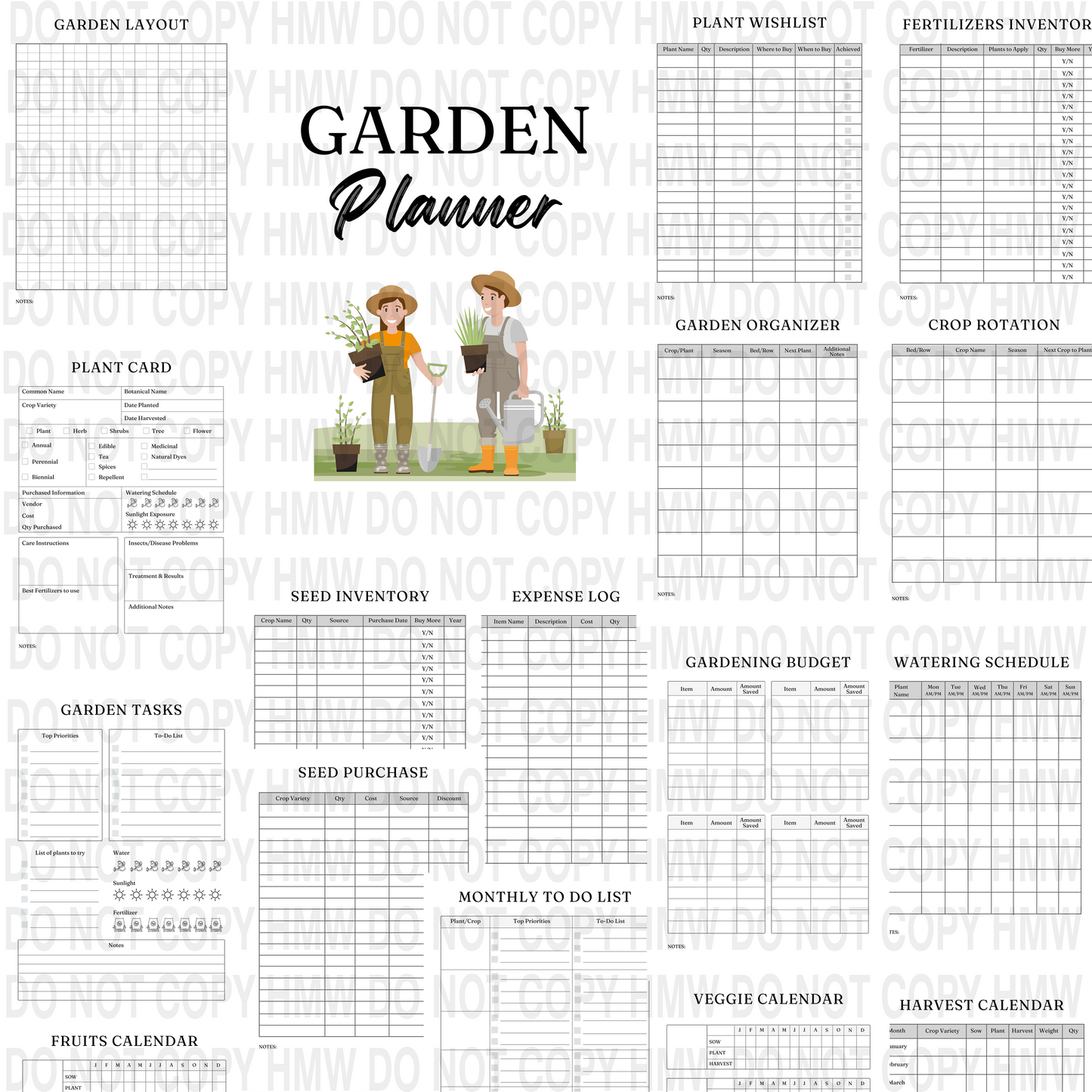 Garden Digital Planner