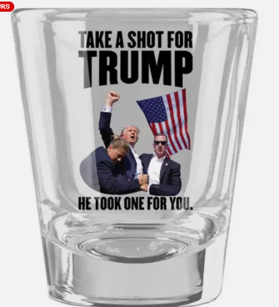 Trump shot glass